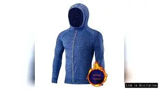 Men's Fitness Sportswear Winter Running Jacket Tight Wear Sport Top Coat Gym Clothing Sweatshirt Tra