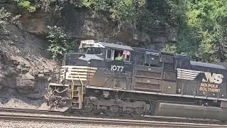 N s horseshoe curve #railroad #railway #railfan #train #ns