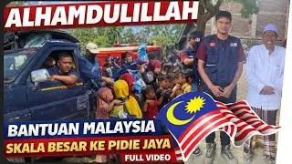 Malaysia Luar Biasa!! 2 Ton Bantuan Skala Besar Di Hantar Langsung Oleh Orang Malaysia Untuk Aceh