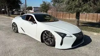 Lexus LC500 Air Ride Built By Dreworkz | In Depth