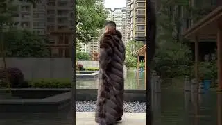 Bigger sable fur coat. #luxury #furcoat #fashion #2023winter #fyp #quebec #seoul #coat #barcelona
