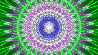 Trippy Neon Kaleidoscope Tunnel - 4K Colorful Motion Background for Edits