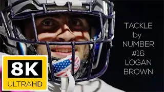 Tackle by Number #16 -  Logan Brown  - 8K UHD - Freedom High School Football