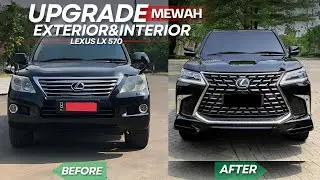 RESTORASI LEXUS LX 570 EXTERIOR&INTERIOR BODY KIT SPORT,AUDIO,HEAD UNIT,AMBIENT LIGHT,KAMERA 360