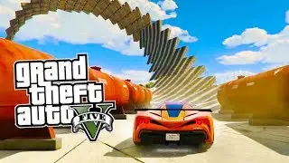 amazing gta 5 custom stunt race (link included)
