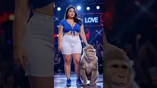 A Girl Performing with a Monkey on AGT &ndash; Unique Dance Performance! #agt #magic #@AiMagic-A