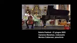 Trionfo all'inaugurazione del Sobrio Festival 2025 - C. Renshaw - M. Cattarossi (prove/concerto)
