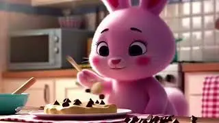 &ldquo;🐰🍪 Pink Bunny Bakes Chocolate Chip Cookies | Cute Cartoon Baking for Kids&rdquo;