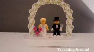 Lego Wedding Minifgure Set Old 40165 - 853340 Lego Cake Topper