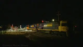 7MP5 Pacific National Freight Train Delays Traffic At Railway Crossing (23/9/2023) - PoathTV