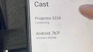 How to Mirror Android Phone/Table to a Smart Projector - Examples: Gimbal 3&5, HY300 and HY320