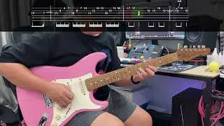 [TAB]  March (THE CASSETTE ) - Guitar Solo cover