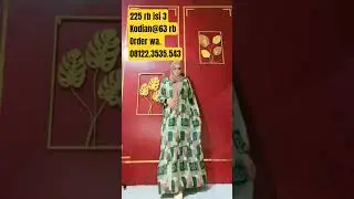 10/09/2025. Gamis Rayon Premium  Rempel Cantik Murah @midaimlau