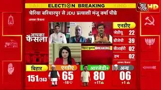 Bihar Election Results 2020: जानिए किस सीट पर कौन से पार्टी का उम्मीदवार आगे चल रहा है?