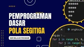 Membuat pola segitiga #python