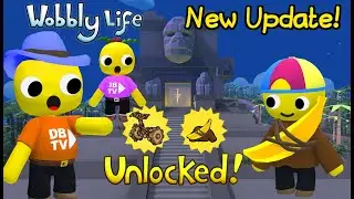 НОВОЕ ОБНОВЛЕНИЕ! ОТКРЫТ TEMPLE SEGWAY И ВЕРХУШКА-БАНАН В WOBBLY LIFE! 👀