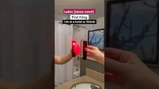 Human Trafficking & Hidden Cameras in Hotels & Airbnb #viral #safety #airbnb #travel #women