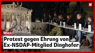 Wien: Protest gegen Ehrung von Ex-NSDAP-Mitglied Dinghofer im Parlament
