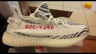 Zebra YEEZY Adidas Boost 350 V2 Unboxing and Impressions!