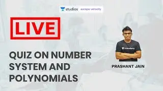 Live Quiz on Number System and Polynomials | NTSE Crash Course 2019 | Prashant Jain