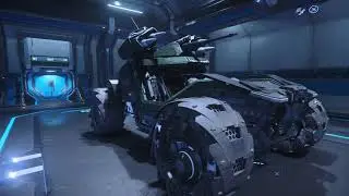 Star Citizen - Constellation Aquila ship loading, undock and dock ship 4K