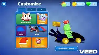 All my stuff in smash karts