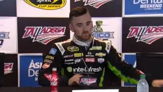 Talladega Media Interview with Austin Dillon, 3rd place finish - Let's Talk Racing TV Show