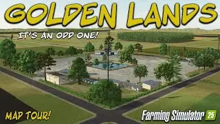 GOLDEN LANDS (IT&rsquo;S DIFFERENT)?! NEW MOD MAP! (TOUR/REVIEW!) Farming Simulator 25