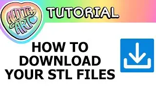 How to download, extract, and open  your .STL files
