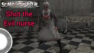 Scary hospital 3d horror game shot The Evil nurse 