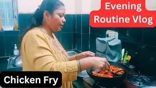 Evening housework😘|I made chicken for dinner|kids projectworks|new habit book reading|skincare