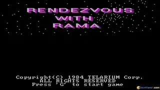 Rendezvous with Rama gameplay (PC Game, 1984)