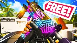the *FREE* WARZONE SEASON 5 MAC-10 BLUEPRINT.. (Sweet & Salty Mac 10 Gameplay) - Warzone Season 5