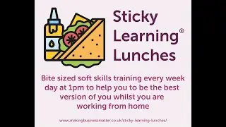 Sticky Learning &reg; Lunches: Significantly Increase the Number of Category Opportunities Landed P1 MBM