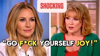Julia Roberts Walks Off The View After Joy Behar Pushes Too Far''' Live TV Show