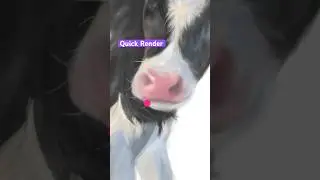 Draw a Realistic Calf #calf #digitalart#real #realisticart