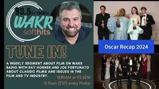 Fortunato Film School WAKR Interview - 2024 Oscar Recap Show
