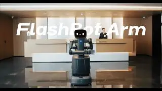Pudu Unveils Semi Humanoid AI Service Robot - FlashBot Arm