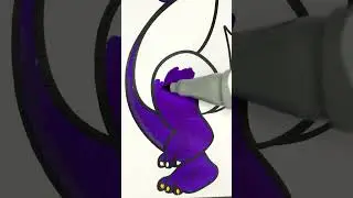 Barney Dance Coloring Page / Aero Chord feat. DDARK - Shootin Stars [NCS Release]