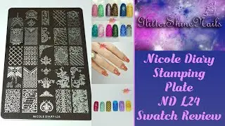 Nicole Diary Stamping Plate ND L24 Swatch Review