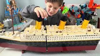 Bennys Lego world!!  Titanic box 2 done!!! #lego #legoland #titanic 