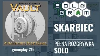 Skarbiec | pełna rozgrywka solo | zasady gry | gameplay 216
