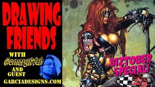 008 Drawing Friends BIZtober Special | Tribute to Simon Bisley | Fridays @ 8PM CST