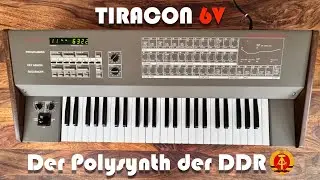 # 1 Tiracon 6V   Der Polysynth aus der ehemaligen DDR  #synthesizer #synthesizermusic #ddr