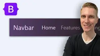 Изменение цвета фона панели навигации Bootstrap 5