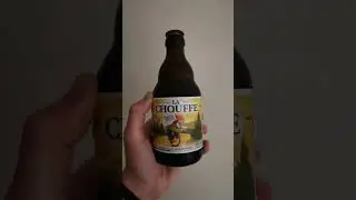 How to show La Chouffe Blonde Beer of Gnome Belgium step by step...
