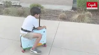 Ride-on suitcase for kids