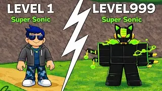 I Become Powerful Super Sonic Element In Roblox Elemental Powers Tycoon⚡⚛️⚛️