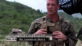 Filipino and US Marines train with 81mm mortar at Balikatan
