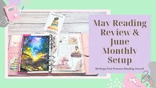 May Review & June Setup // B6 Rings Reading Journal